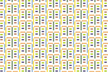 Simple Colorful Random Lines Confetti Pattern Art Illustration Background Design With M Letter Shape