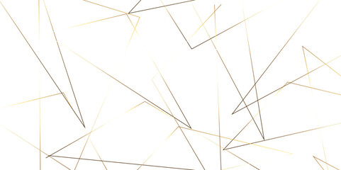 Abstract background with liens and triangles shape on white background. White and golden geometric overlapping rectangle pattern Geometric background soft shadows as patten ..White polygon textured .