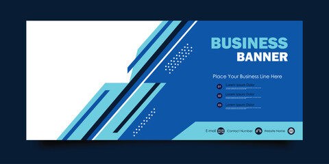 Universal design for advertising business banner design