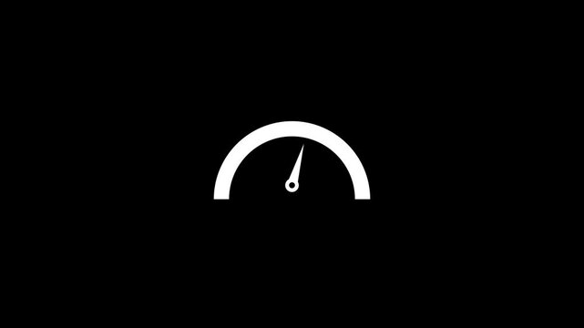 Speedometer or rating meter infographic gauge element. Speedometer icon