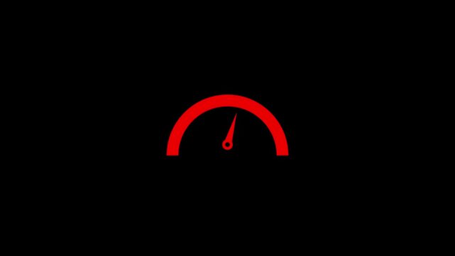Speedometer or rating meter infographic gauge element. Speedometer icon