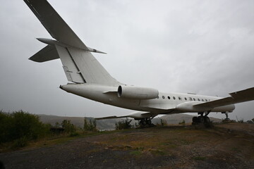 Forgotten Soviet Relic: Abandoned Tu-134A Aircraft in Hrazdan, Armenia
