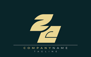 ZE Sleek Geometric Logo Design. Neutral colors and minimalist style create a professional and contemporary impression, suitable for branding and corporate identity.
