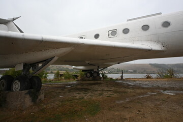 Forgotten Soviet Relic: Abandoned Tu-134A Aircraft in Hrazdan, Armenia
