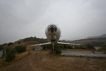 Forgotten Soviet Relic: Abandoned Tu-134A Aircraft in Hrazdan, Armenia