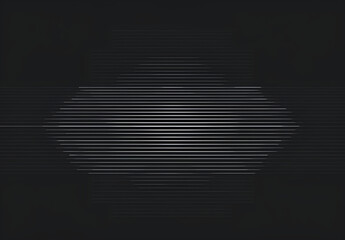 Black background with pixelated horizontal lines of different sizes, black screen horizontal stripes made up of dots, representing the effect an old TV or computer display would have when turn off