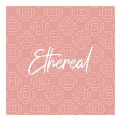 Ethereal Design Pattern Abstract Background Bandhani Style