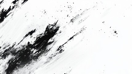 Obraz premium Black and White Ink Splash Background