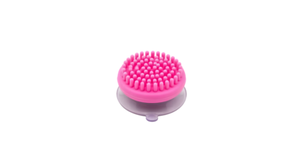 Pink Silicone Face Cleansing Brush for Gentle Exfoliation and Deep Cleanse, Ideal for Daily Skincare Routine and Sensitive Skin Care