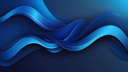 Gradient royal blue with subtle glossy effects, sophisticated vector graphic design
