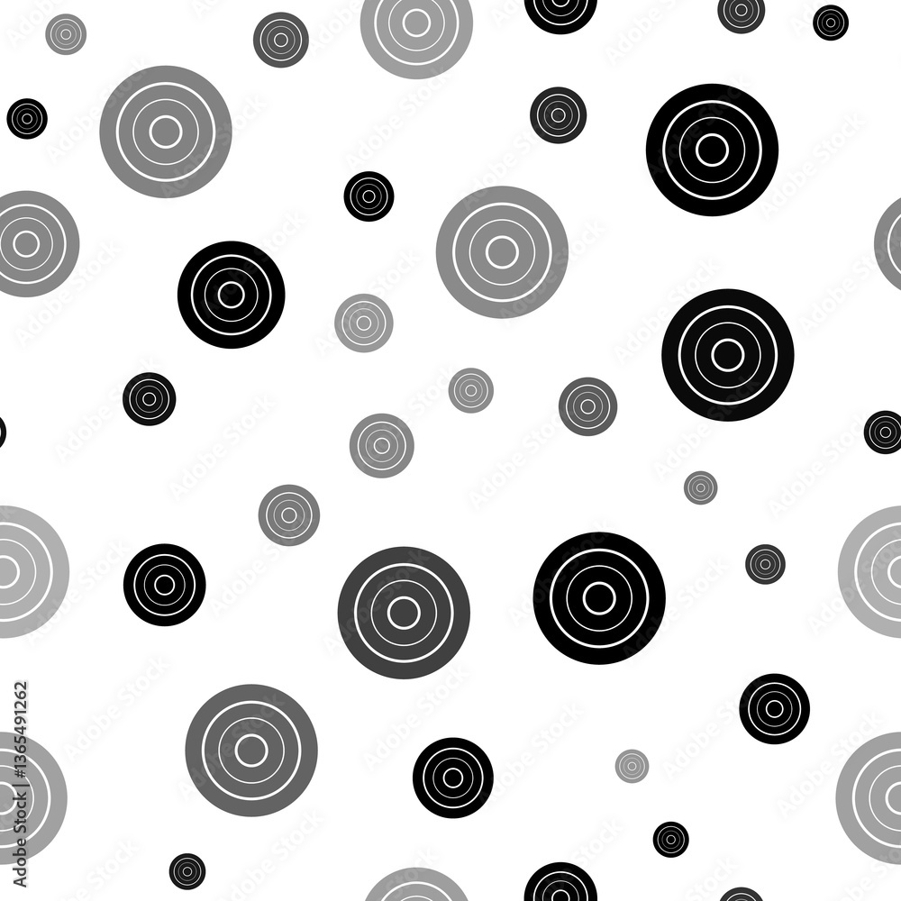 Poster seamless vector pattern with checker game symbols, creating a creative monochrome background with ro