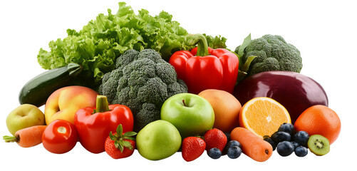 Healthy fruit and vegetables look delightfully fresh and colorful © osagvsa