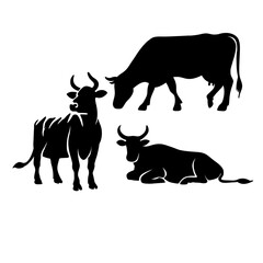 cow silhouette