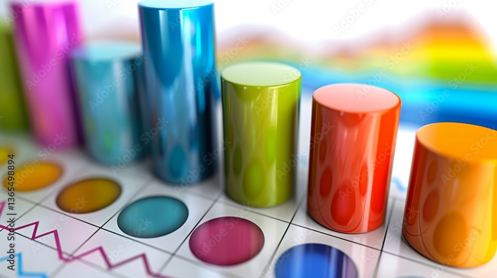 Poster data visualization tools enhance business analytics and insights through effective trend representat