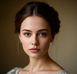 Portrait of a woman.	
