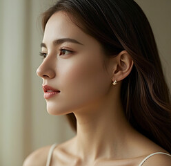 Portrait of a woman.	
