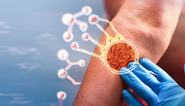 3-8-212-Sclerotherapy vein wall sclerosis.. Emphasize the negative space on the left for potential g (2)