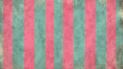 Obraz premium Pink and Teal Vertical Stripes Texture Background