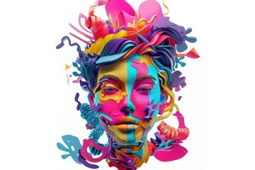 Teenage art photography graphics.