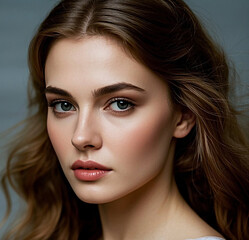 Portrait of a woman.	
