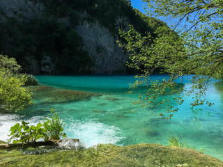 Tranquil Turquoise Waters of Plitvice Lakes