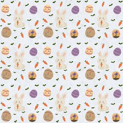 Seamless pattern Easter eggs