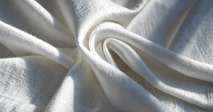 Close-up of the texture of fabric cloth as a textile background.