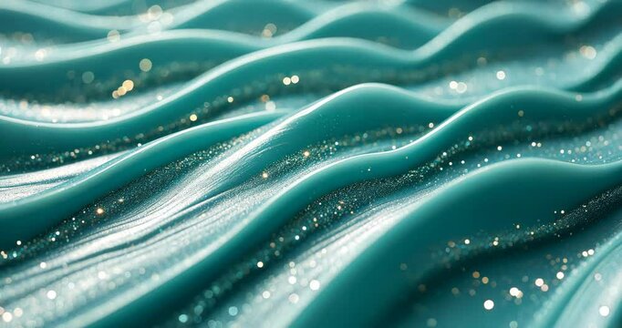 Mock up design background with shiny texture of blue toothpaste