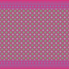 seamless pattern with hearts and stars