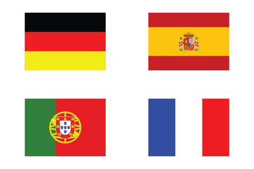 Obraz premium UEFA Nations League Tournament flag. UEFA Nations League final