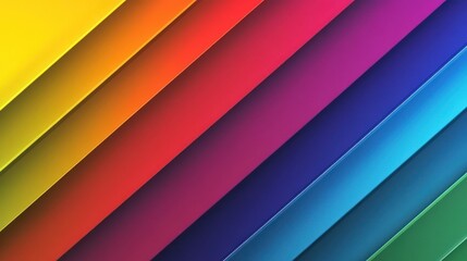 Fototapeta premium Abstract diagonal colorful layered stripes.