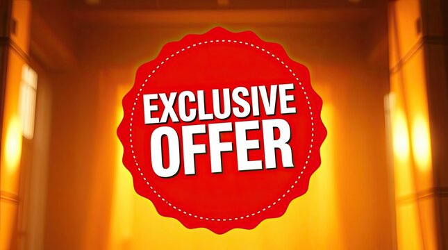 Promotional graphic displaying an exclusive offer in bold letters