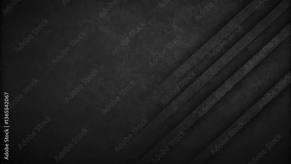 Aufkleber a layered diagonal design in shades of black, creating a modern and textured effect