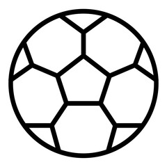 Football Vector Line Icon Design