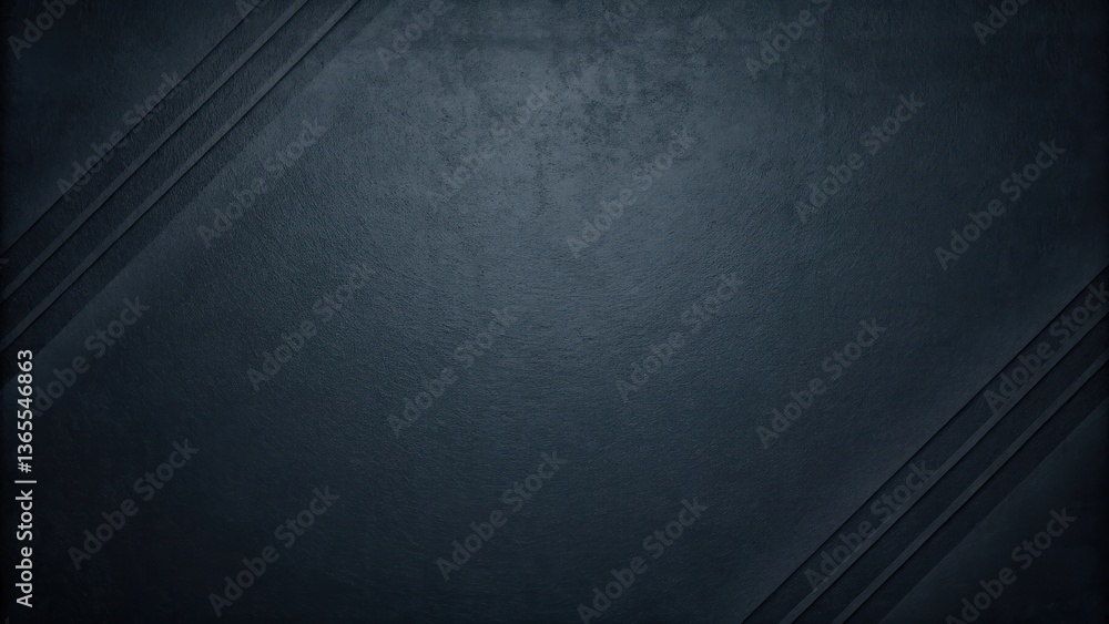Poster a textured gray background with diagonal linear elements in each corner creating a sense of depth