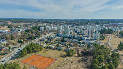 A bird's-eye view of Raisio.

