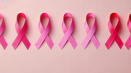 Support Breast Cancer Awareness With Pink Ribbons in October Generative AI