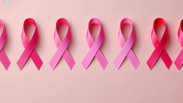 Support Breast Cancer Awareness With Pink Ribbons in October Generative AI