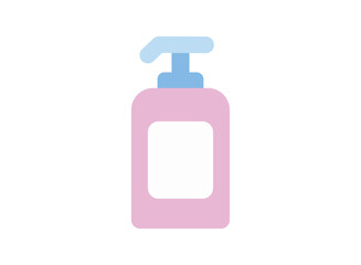 Illustration of an Hygiene SOap Pump Flat Icon