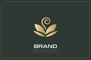 Nature Wellness Logo Gold