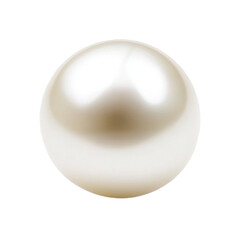 pearl isolated on transparent background Generative Ai