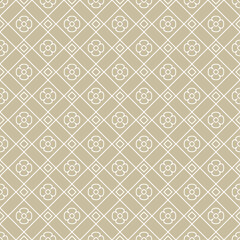 seamless pattern with geometric flowers modern background design print for fabric surface design packaging wrapping paper vector illustration