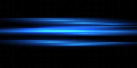 Light blue motion, cyan glowing neon lines.The effect of speed.