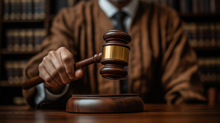 Lawyer Working with Lawbook and Gavel in Office – Legal Counsel Concept, lawyer, attorney, gavel, justice, legal counsel, courtroom, law office, legal advice, judge hammer, lawbook, legal practice, 