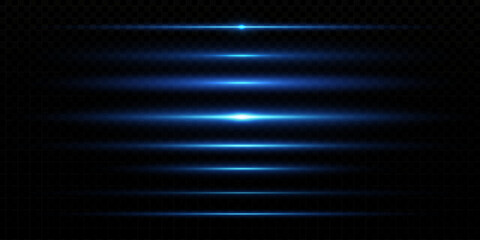 Light blue motion, cyan glowing neon lines.The effect of speed.