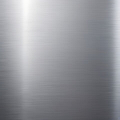 Fototapeta premium Brushed Metal Texture Background | Shiny Stainless Steel Surface with Subtle Vertical Lines