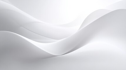 Abstract White Wave Forms