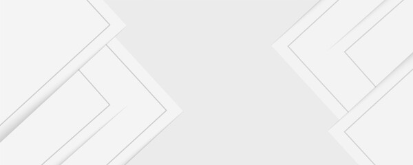 Abstract white and light gray modern soft luxury texture with geometric shape overlap layer