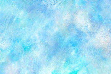 さわやかな夏色の手描きテクスチャ背景