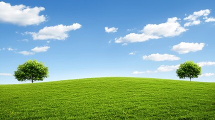 Obraz premium Serene landscape countryside realistic ultra hd natural scenery wide-angle tranquil atmosphere